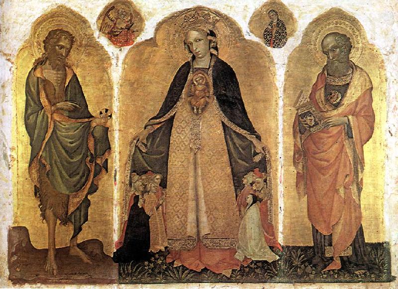 JACOBELLO DEL FIORE Triptych of the Madonna della Misericordia g Germany oil painting art